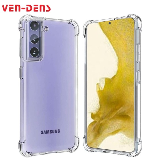 Ven-Dens Samsung Galaxy S22+ TPU Clear Case Protective Cover with Reinforced Corners – Clear1