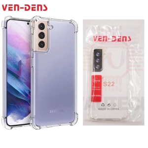 Ven-Dens Samsung Galaxy S22 TPU Clear Case Protective Cover with Reinforced Corners – Clear7