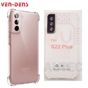 Ven-Dens Samsung Galaxy S22+ TPU Clear Case Protective Cover with Reinforced Corners – Clear9