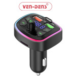 VEN-DENS Car FM Transmitter Music Player PD-18W 2USB + PD Port10 (VD-FM008)