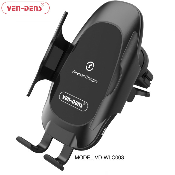 Ven-Dens Wireless Charger Car Holder (VD-WLC0003) - Black6