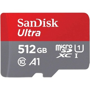 SanDisk Ultra 512GB microSDXC Memory Card + SD Adapter1