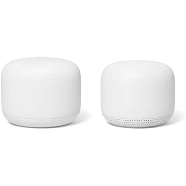 GOOGLE Nest WiFi Router & Nest WiFi Point - AC 2200 Dual-band - White1