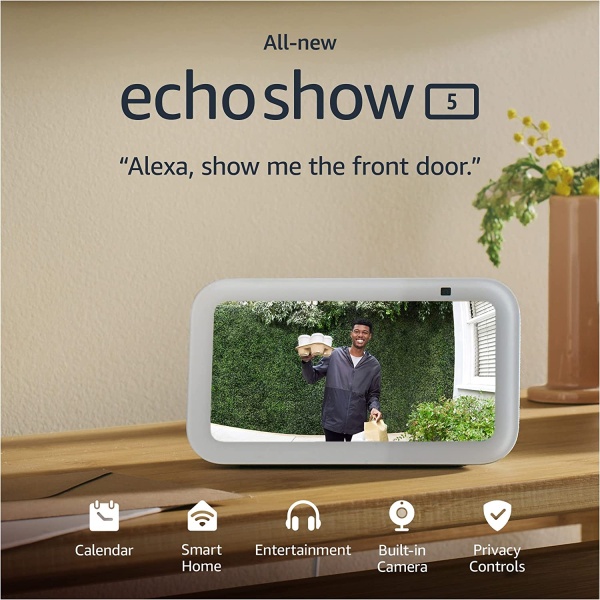 Echo Show 5 (3rd Gen, 2023 release) Smart Display Cloud Blue1