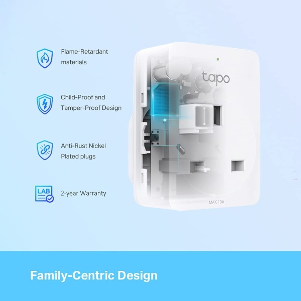 TP-Link Tapo Smart Plug with Energy Monitoring White7