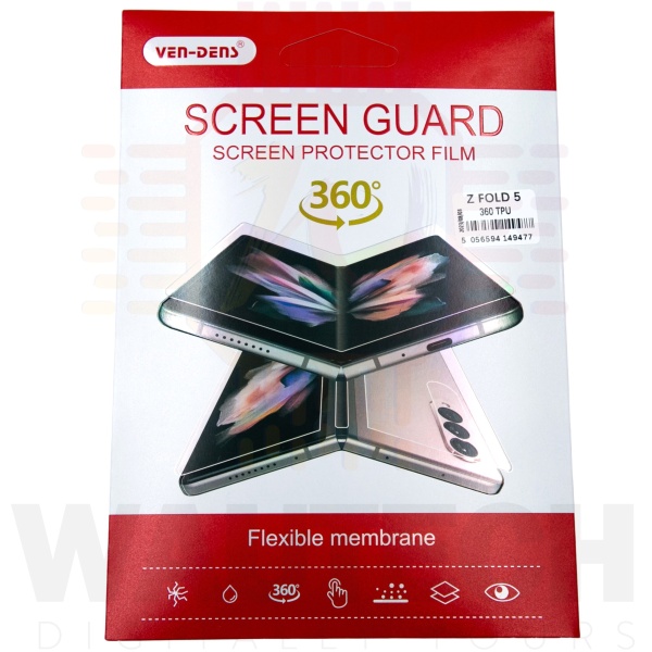 Ven-Dens Samsung Galaxy Z Fold 5 360 TPU Screen Protector - Clear2 - Wautech