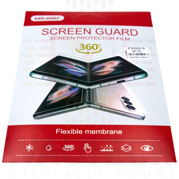 Ven-Dens Samsung Galaxy Z Fold 5 360 TPU Screen Protector - Clear3 - Wautech