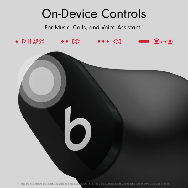 Beats Studio Buds – True Wireless Noise Cancelling Earbuds - Black7