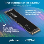 Crucial P3 2TB M.2 PCIe Gen3 NVMe Internal SSD - Up to 3500MBs - CT2000P3SSD8 - Black5