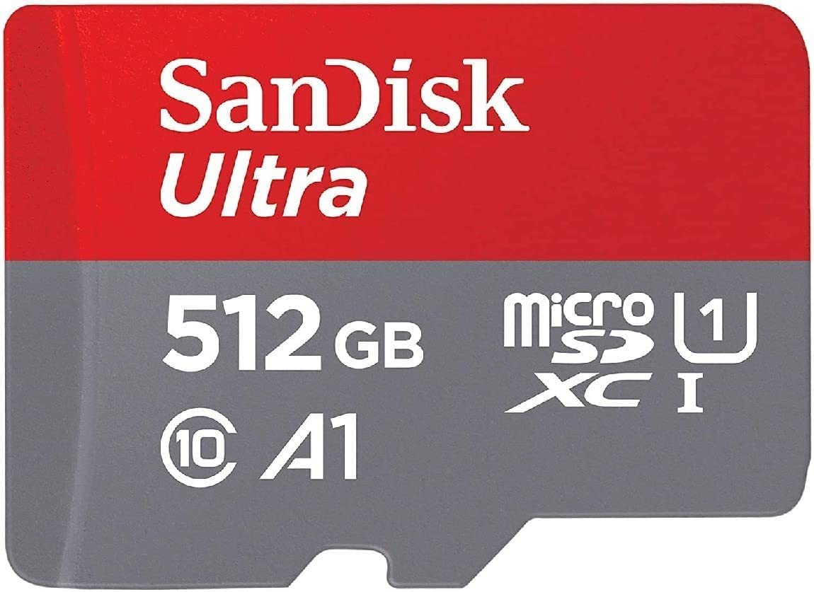 SanDisk Ultra 512GB microSDXC Memory Card + SD Adapter1