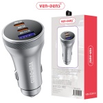 Ven-Dens 3 Port 90w Powerful Car Charger Adapter4 (VD-CC012)