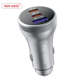 Ven-Dens 3 Port 90w Powerful Car Charger Adapter6 (VD-CC012)